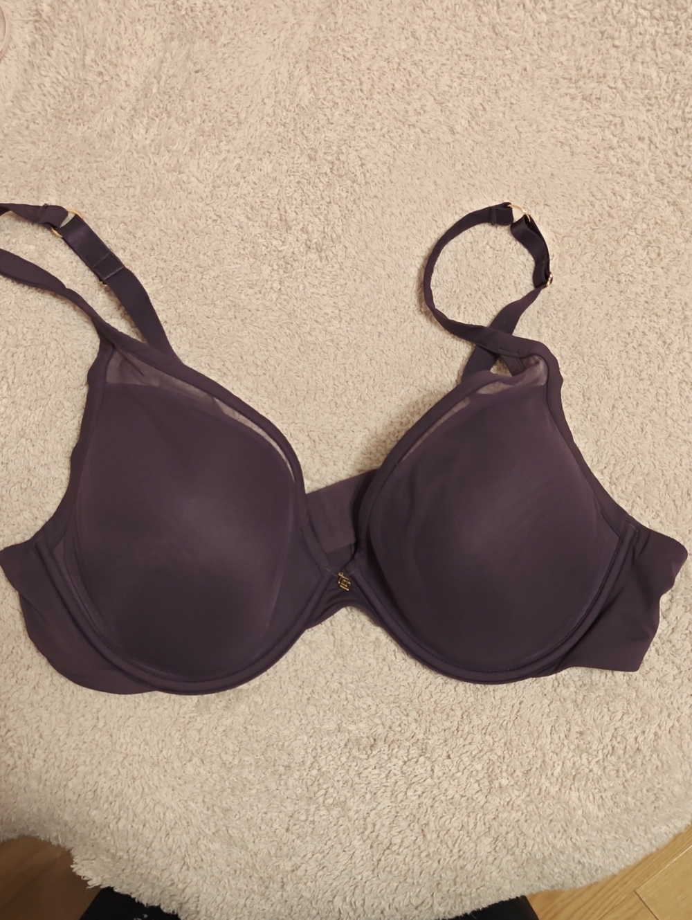 ThirdLove Smooth Plunge Bra in Plum